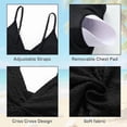 thumbnail image 4 of Girls Two Piece Open Back Swimsuit, Stylish Bikini Set for Youth Beach Swimwear, 4 of 7