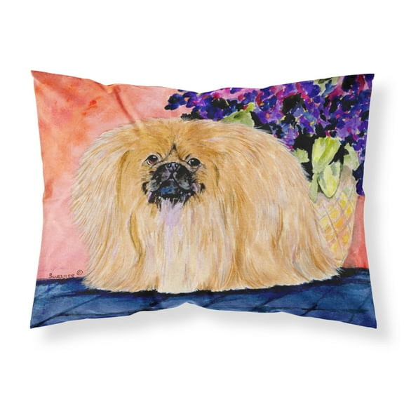 Carolines Treasures SS8661PILLOWCASE Pekingese Fabric Standard Pillowcase Standard multicolor