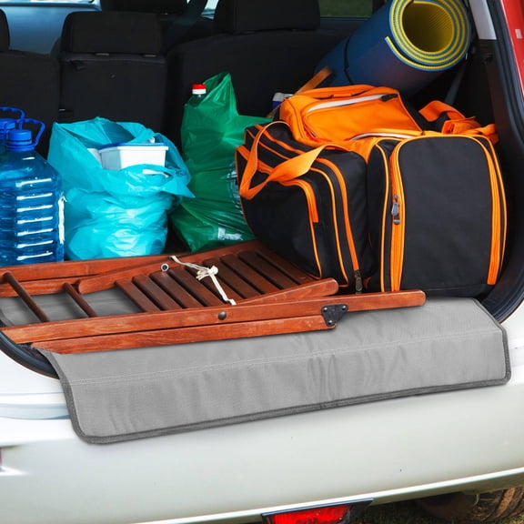 OUNONA Car Trunk Mat Gray Waterproof Auto Trunk Protection Mat for Suv and Sedan