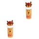 thumbnail image 3 of Funda decorativa Bearachild para botellas de vino Feliz Navidad 2Conjunto, 3 of 6