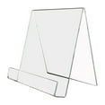 thumbnail image 2 of Siruishop Acrylic Book Stand Transparent Book Stand for School Books Brochures Reading A5, 2 of 8
