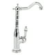 thumbnail image 3 of Grifo de baño de latón estilo europeo retro con manguera de curva larga - Grifo mezclador de lavabo de agua fría y caliente, 3 of 10