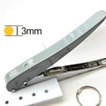 thumbnail image 2 of Single Circle Tool Hole Punch Convenient Durable Lightweight Portable Hole Punch 3mm, 2 of 9