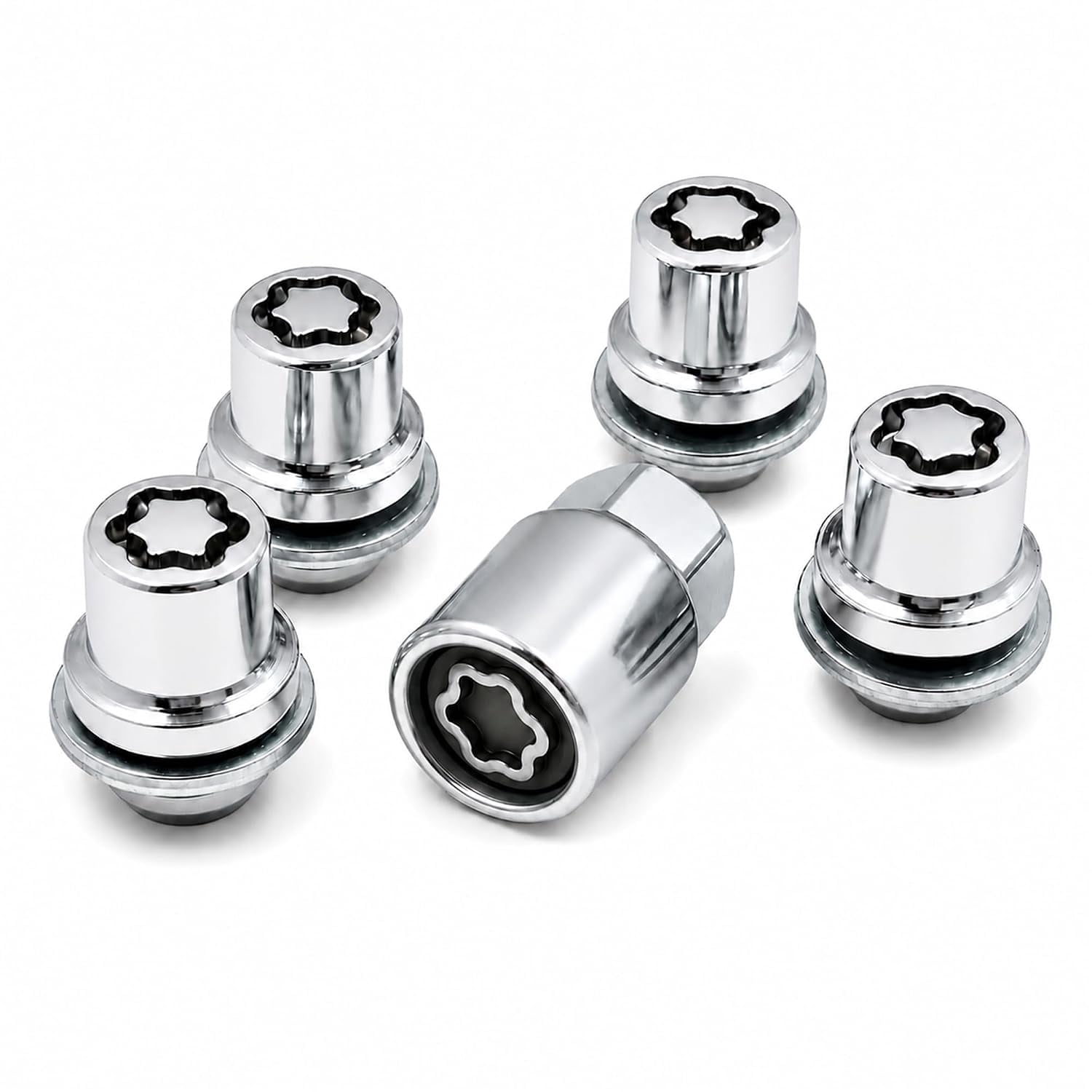 McGard 25110 Chrome Tuner Style Cone Seat Wheel Locks (M14 x 1.5