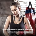 thumbnail image 4 of Bocina Portátil Colgable al Cuello Sin Marca Modelo BBH-929S Bluetooth, 4 Altavoces Sonido Estéreo IPX4 Resistente al Agua, Bocina Portátil Usable para Deporte Viaje Hogar Negro, 4 of 5