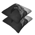 thumbnail image 5 of PISONIC Sea Turtle Pillow Covers Set of 2, Decorative Throw Pillows Cases Square Cushion Case for Home Sofa Bed Couch, 20x20 Inch, 5 of 8