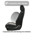 thumbnail image 5 of Black and Gray Car Seat Covers for kia Forte5 2012-2024 Car Seat Cover , Faux Leather, 5 Seats Full Set, Anti-Slip, With Lumbar Support, Protect and Upgrade Seats, Beautify the Interior of Old Cars, 5 of 10