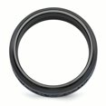thumbnail image 2 of Edward Mirell Black Titanium Blue 9mm Ring Wedding Man Fancy Designed  For Dad Mens  For Him, 2 of 10