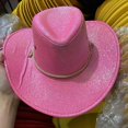 thumbnail image 4 of Washranp Trilby Hat Cowboy Style Adjustable Wide Brim Jazz HatCostume Accessory for Horse Riding, 4 of 6