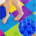 thumbnail image 5 of Cojín de masaje de pies Cojín Shiatsu Masaje de pies Tabla de dedo del pie Cojín de masaje Estera de baño Estera de yoga Estera antideslizante Juego al aire libre 2 piezas (Azul), 5 of 5
