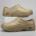 thumbnail image 2 of FhgihG Men's Slip Resistant Chef Shoes Waterproof Kitchen Work Clogs Non-Slip Lightweight, 2 of 9