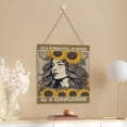 thumbnail image 4 of In A World Full Of Roses Be A Sunflower Wood Hanging Sign, Inspirational Quote Sign, Wood Wall Art,Rustic Farmhouse Decor 12x12 Inches, 4 of 8
