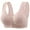 Pink, variant on yievot Wirefree Bras for Women Comfortable Daisy Bras for Seniors Front Closure Full Coverage Everyday Comfort Wireless Bras