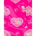 thumbnail image 2 of Barbie Hearts Zip Up Waterproof Hooded Rain Jacket Coat Logo Little Kid to Big Kid, 2 of 5