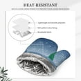 thumbnail image 5 of Disketp Christmas Trees Oven Mitts And Potholders Bbq Gloves-Oven Mitts And Pot Holders With Recycled Infill Silicone Non-Slip Cooking Gloves For Cooking Baking Grilling, 5 of 9