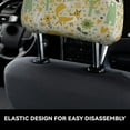 thumbnail image 4 of Kdxio Animal Tree Pattern Print 2 Piece Car Head Rest Covers Set Auto Front/Rear Seats Headrest Cover Universal Fit Most Cars,Sedan, SUV, 4 of 9