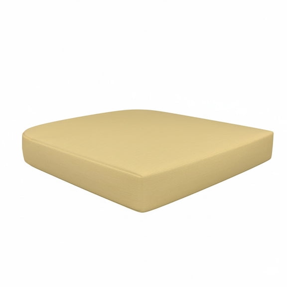 Covers & All Sunbrella Dining Chair Cushion, High-Density Foam Outdoor Chair Cushions, Water Resistant & UV & Fade Resistant for Furniture and Patio Chair Cushions (Canvas Wheat, 19.5 x 21 x 4)