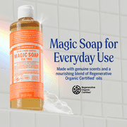 Dr.Bronner's Magic Soap, Tea Tree, Pure-Castile Body Wash Liquid Soap, 16 fl oz