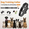 thumbnail image 4 of Collar eléctrico para 2 perros (5-130 lbs) — Recargable e impermeable IPX7 — Collar de adiestramiento con alcance de 3300 pies — Con mando a distancia — Para perros pequeños(Rosa + Negro), 4 of 8