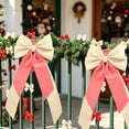 thumbnail image 6 of AUNVITO Multipurpose Decorative Bow Ornament, Smooth Fabric Bow Accessory, Reusable Pendant for Christmas Tree Wreath Gift Wrap Wedding Holiday Party Scene Decoration, 6 of 6