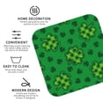 thumbnail image 3 of Honeii St Patrick's Day5 print Leather Coaster Set of 4, ideal for safeguarding your furniture from drinks spills and effortless cleanup-Square, 3 of 6