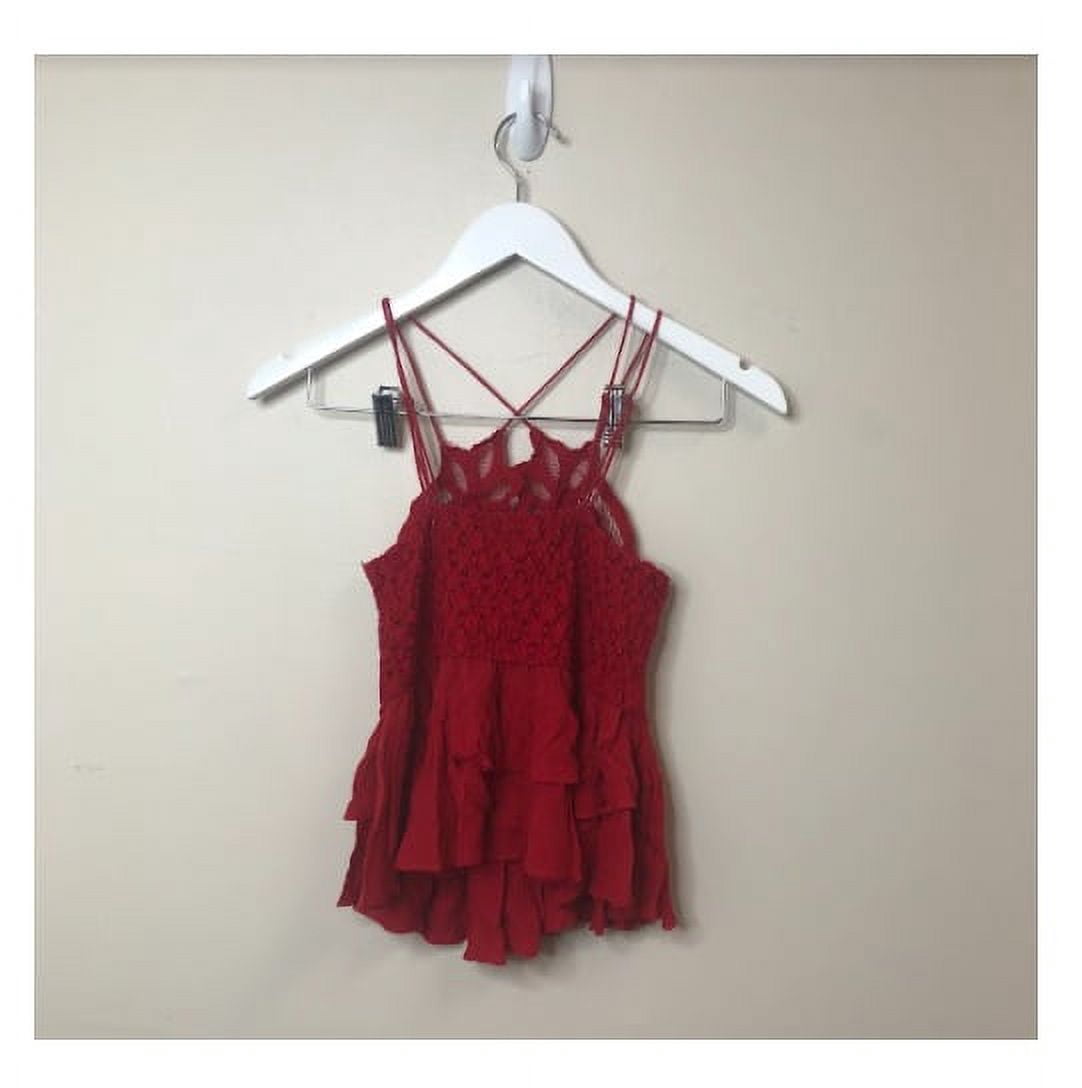 scalloped strappy cami