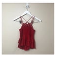 thumbnail image 4 of Free People Womens Adella Strappy Lace Camisole Peplum Tank Top Red XS, $68 NWT, 4 of 5