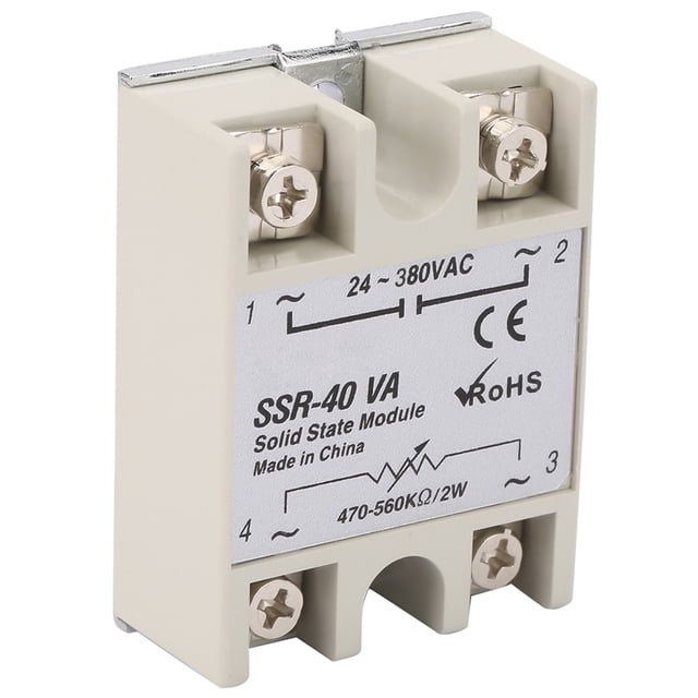 Solid Relay, Small Size High Switching Speed Low Input Power SSR-40VA Solid State Relay For Industrial Automation Equipment For Computer Peripheral Connection