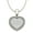 925 Sterling Silver, variant on 10K Yellow Gold Round Diamond Heart Pendant with Yellow Plated Silver Chain Necklace (1/8 cttw, I-J Color, I2-I3 Clarity), 18"