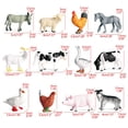 thumbnail image 3 of Rbaofujie 12PC Colorful Simulation Mini Animals And Small Animals Suit Model Ornaments, 3 of 9