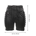 thumbnail image 2 of SEWACC 1Pcs Synthetic Material Sponge Hip Protection Pant Protective Design for Cycling Skiing Adult Sports, 2 of 8