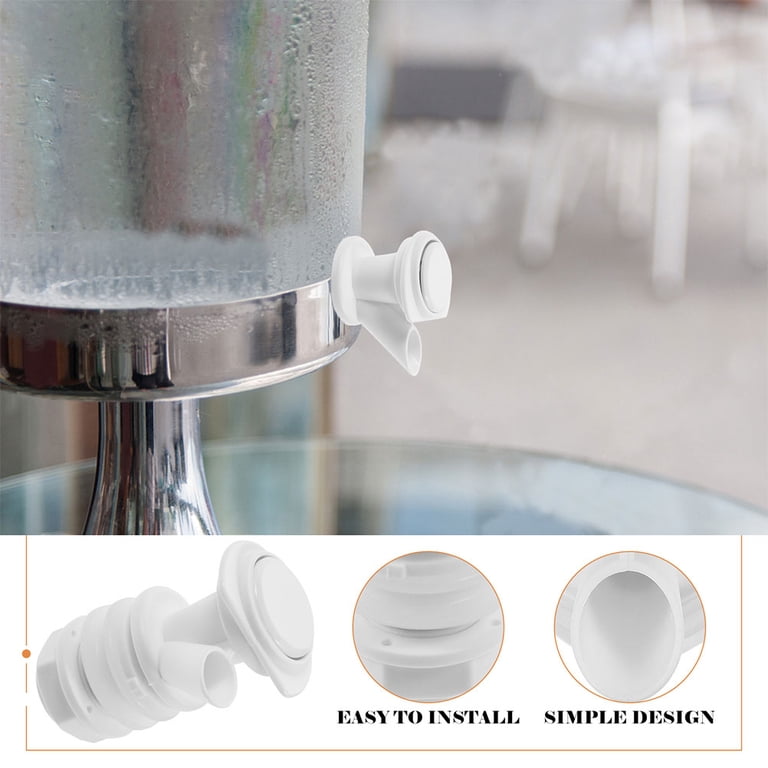 Veumoie Water Dispenser Faucet Replacement Set - 4 Pack With Washers & Nuts