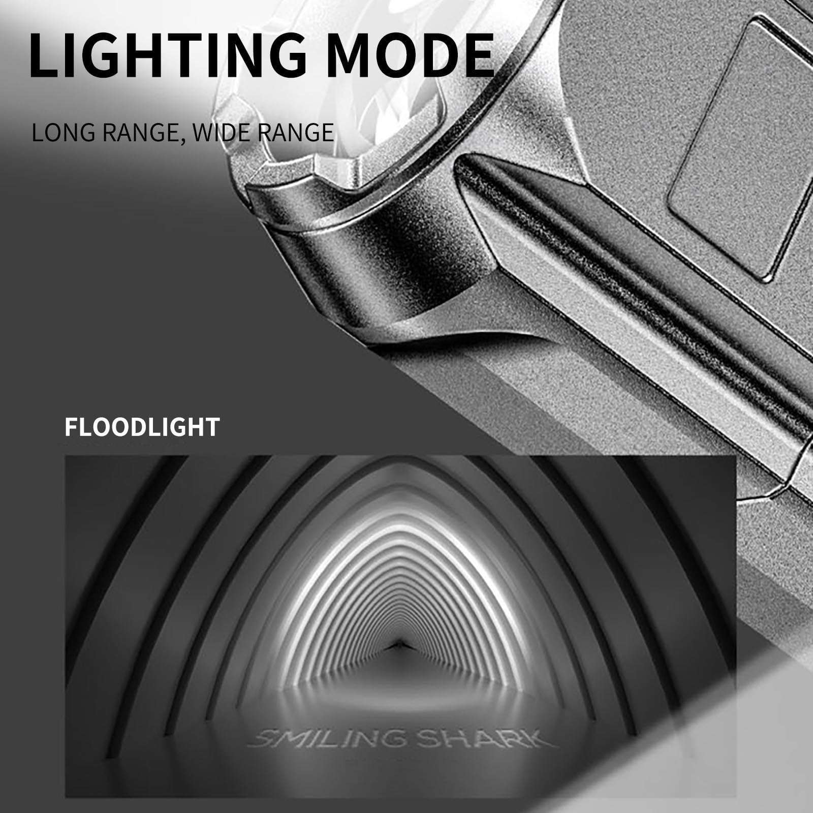 Powerful LED Flashlight 900000 Lumens Super Bright, Rechargeable USB, Waterproof, Adjustable Focus, 3 Modes, 2-Pack with Charging Cable