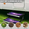 thumbnail image 5 of Yuyamidu Coconut Tree RV Step Cover Seaside RV Carpet for Steps Purple Sunset RV Step Rug 4 Pcs Easy to Install RV Stair Covers Carpets with Hook and Loop, 5 of 7