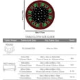 thumbnail image 2 of Round Christmas Tablecloth 70 Inch, Christmas Trees Table Cloth, Black Buffalo Plaid Winter Xmas Tablecloths and Snowflake for Kitchen Dining Decor, 2 of 8