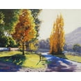 thumbnail image 2 of Gercken, Graham 24x20 Gold Ornate Wood Framed with Double Matting Museum Art Print Titled - Autumn Light, 2 of 4