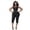 Black, variant on Post Compression Bodysuit Full for Control Waist Trainer Lifting Zipper Gusset Design
