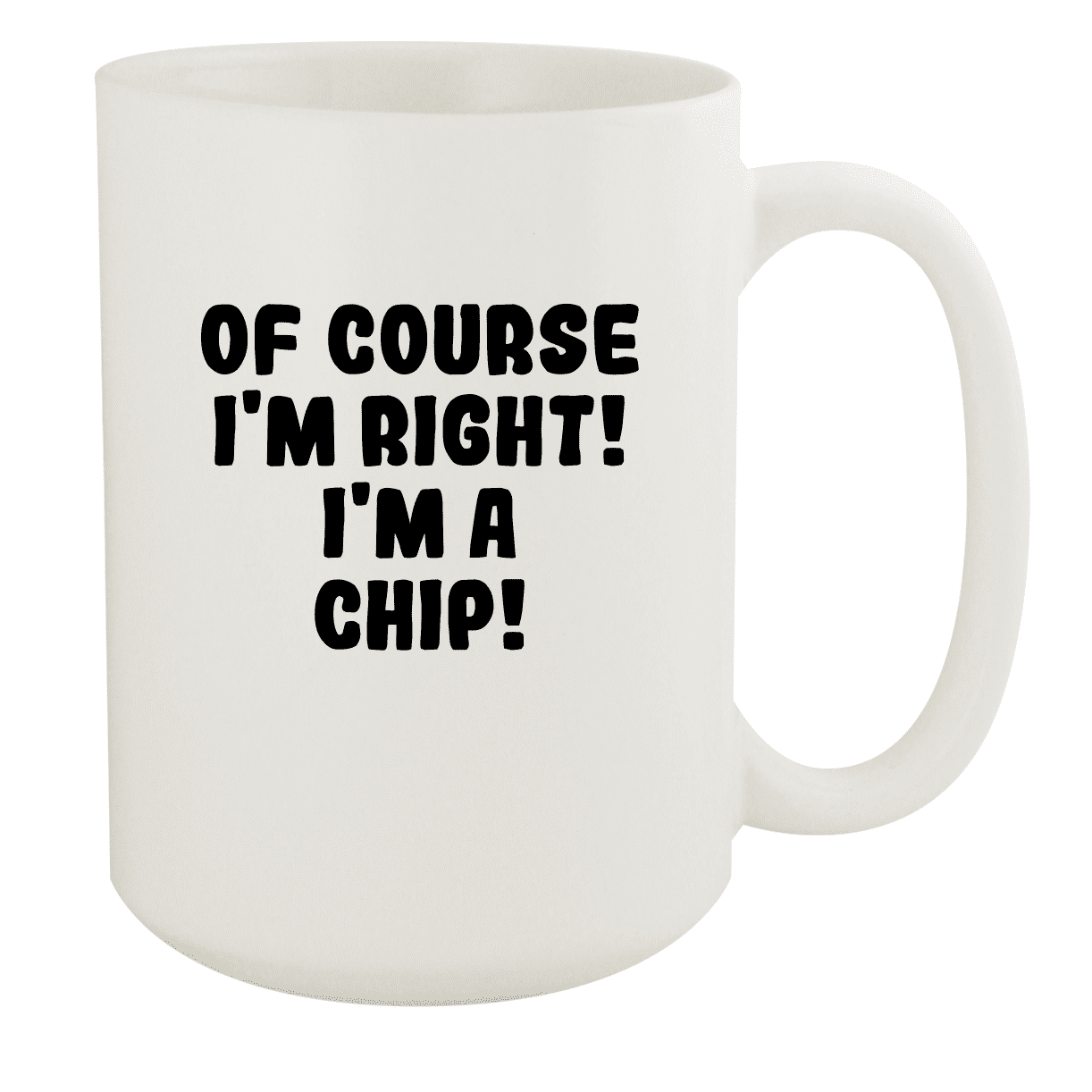 Chip Orange White 15oz Mug – Chip Chipperson Official Merch Store