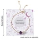 thumbnail image 4 of Pulsera con cadena de amatista y tarjetas Clarify para San Valentín Pulseras para mujer, 4 of 8