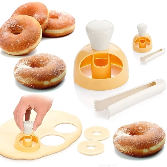 ACDANC 2026 New 2 Pack Donut Cutters Set 3 Inch,Cookie Cutter Round for Baking Donut Mould Maker for Donuts,Cookies,Bread,Pastry,Baking,Kitchen