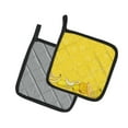 thumbnail image 2 of Caroline's Treasures Fruits and Vegetables in Yellow Pair of Pot Holders, 2 of 3