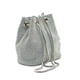 thumbnail image 1 of Bolso de noche para mujer, de tamaño grande, con pedrería, estilo cubo, brillante, para fiestas, bodas, citas nocturnas, color plateado., 1 of 5