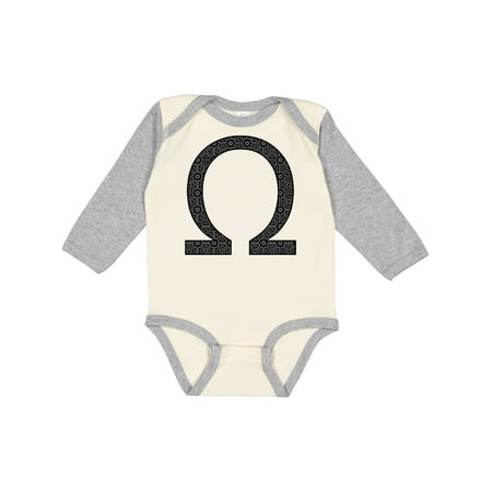 

Inktastic Patterned Ohm Symbol Gift Baby Boy or Baby Girl Long Sleeve Bodysuit