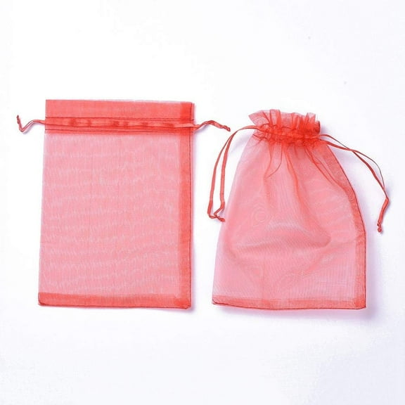 Solid color Organza Bags Wedding Favor Bags Mother's Day Bags Organza Pouches for Potpourri Rectangle Mixed color 18x13cm 40pcs/set