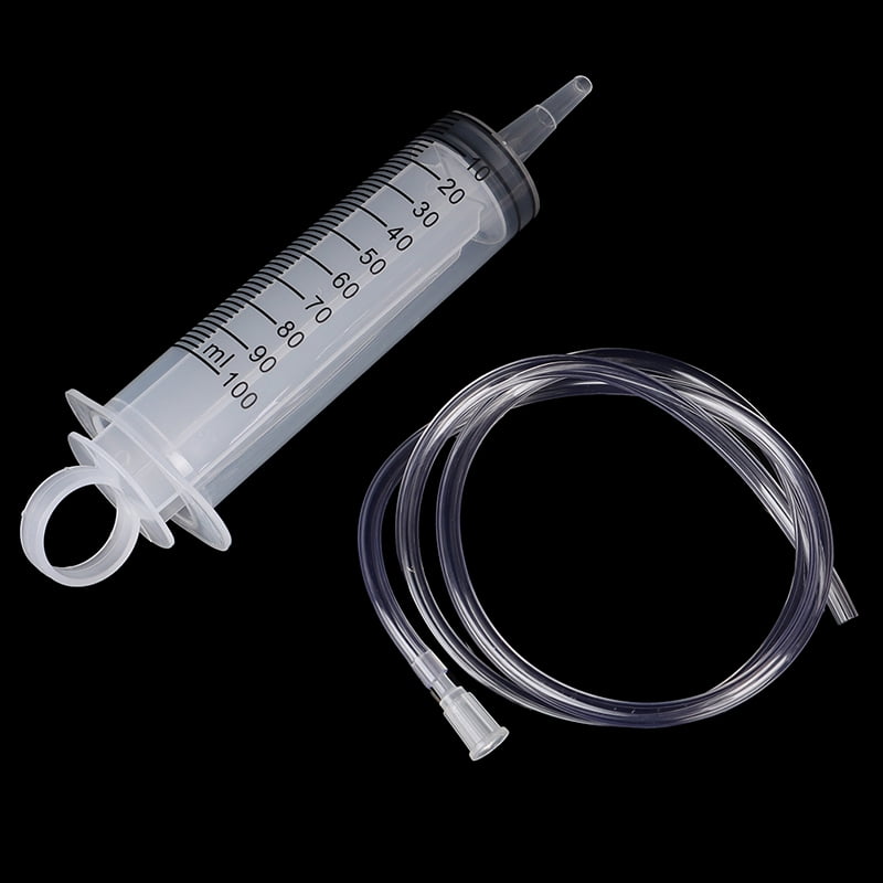 100ml large capacity syringe reusable pump measuring with 1m tube ...