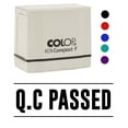 thumbnail image 2 of Printtoo Q.C Passed Self Inking Rubber Stamp Pre-Inked Office Stamp- Home Office Business Stationery, 47 x 20 mm Red, 2 of 7