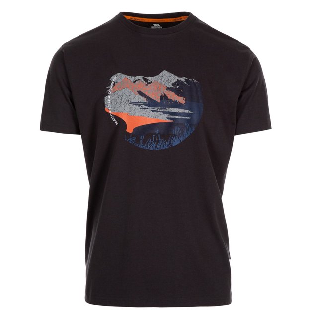 Trespass - Camiseta Barnstaple Hombres (Gris Oscuro)