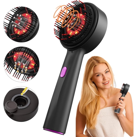 Aorsher Electric Hair Oil Applicator Scalp Massage Brush 3 Custom Modes for Relaxation and IPX7 Waterproof Oil Dispenser for Hair