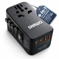 thumbnail image 1 of Universal Travel Adapter | 70W GaN International Power Adapter | Fast Charging for US, UK, EU, AU Plug | Laptops Tablets Phones, 1 of 8