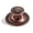 Antique Copper, variant on 2 Pack 2.5 Inch Oil Rubbed Bronze Cabinet knobs with Backplate,Vintage Backplate for Cabinet knobs and Drawer knobs, Bi-Fold Door Knobs